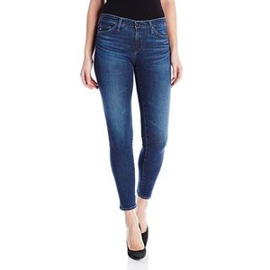 AG Middi Ankle Skinny Jean, Mid-rise Legging, 27R
